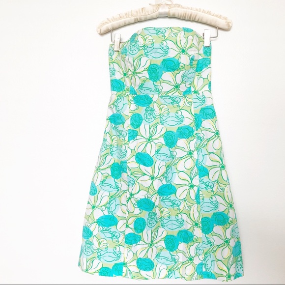 Lilly Pulitzer Dresses & Skirts - Lilly Pulitzer Guava Crab Cake Richelle Dress Sz 2